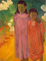 Two sisters Pititeina 1892 By Paul Gauguin