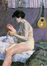 Suzanne Sewing Study of A Nude 1880 By Paul Gauguin