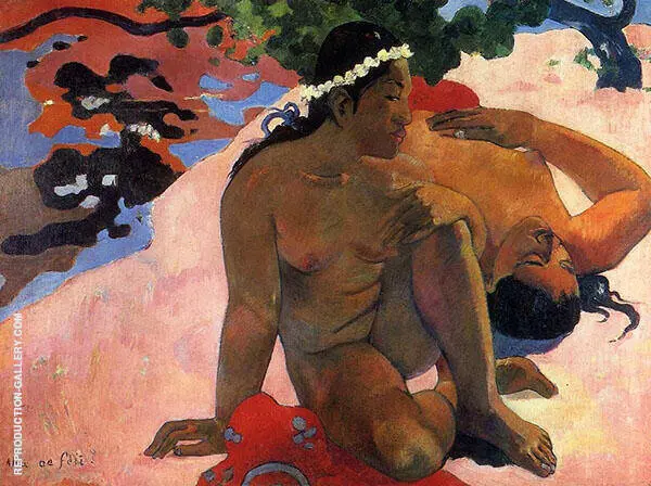 Are you Jealous 1892 By Paul Gauguin