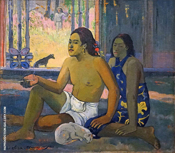 Not Working Eiaha Ohipa 1896 by Paul Gauguin | Oil Painting Reproduction