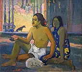 Not Working Eiaha Ohipa 1896 By Paul Gauguin