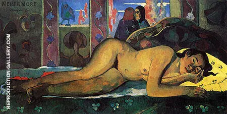 Nevermore O Tahiti 1897 By Paul Gauguin