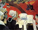 Jacob Wrestling The Angel The Vision After The Sermon By Paul Gauguin