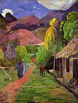 Road in Tahiti 1891 By Paul Gauguin