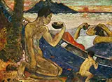 The Canoe Tahiti By Paul Gauguin