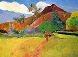 Mountains In Tahiti By Paul Gauguin