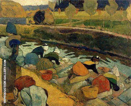 Washer Women 1888 By Paul Gauguin