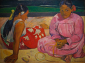 Tahitian Women on the Beach By Paul Gauguin
