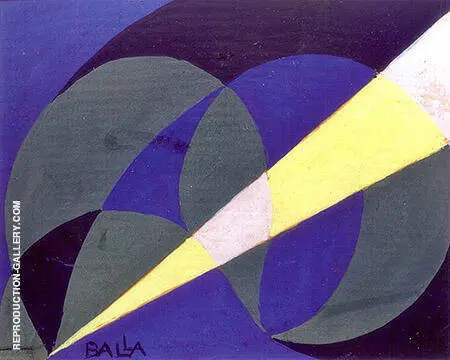 Blinee and Amentali Luce 1918 By Giacomo Balla