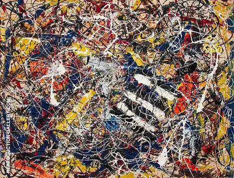 Number 17a By Jackson Pollock (Inspired By)