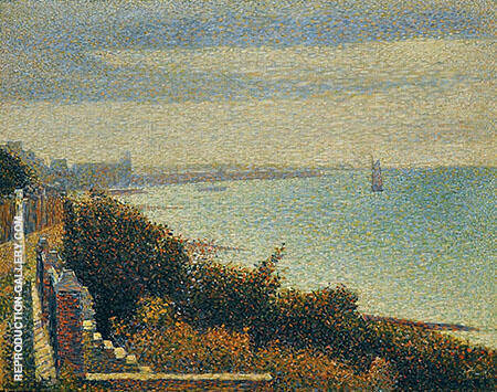 Grandcamp Evening 1885 by Georges Seurat | Oil Painting Reproduction