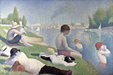 Bathing Asnieres 1884 By Georges Seurat