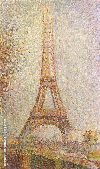 The Eiffel Tower 1889 by Georges Seurat | Oil Painting Reproduction