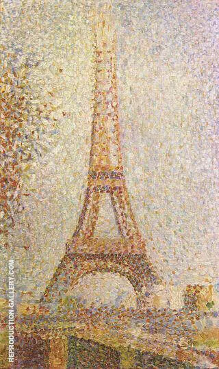 The Eiffel Tower 1889 By Georges Seurat