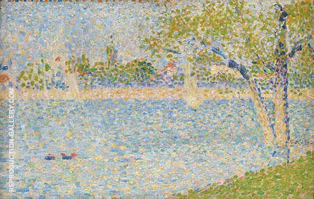 The Seine seen from La Grande Jatte By Georges Seurat
