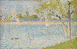 The Seine seen from La Grande Jatte By Georges Seurat