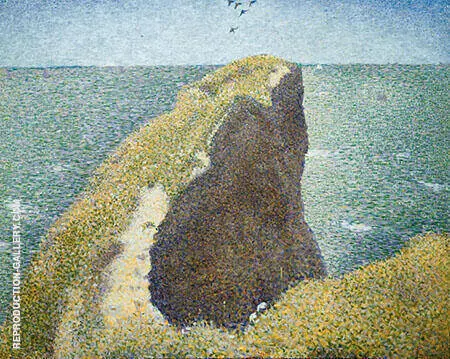 Le Bec du Hoc 1885 By Georges Seurat