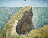 Le Bec du Hoc 1885 By Georges Seurat