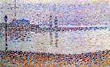 Study for the Channel at Gravelines Evening 1890 By Georges Seurat