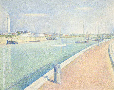 The Channel of Gravelines Petit Fort Philippe By Georges Seurat