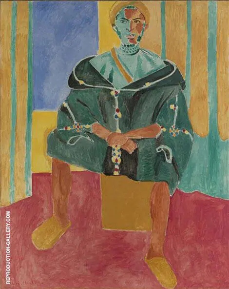 Seated Riffian Le Rifain Assis 1912 By Henri Matisse