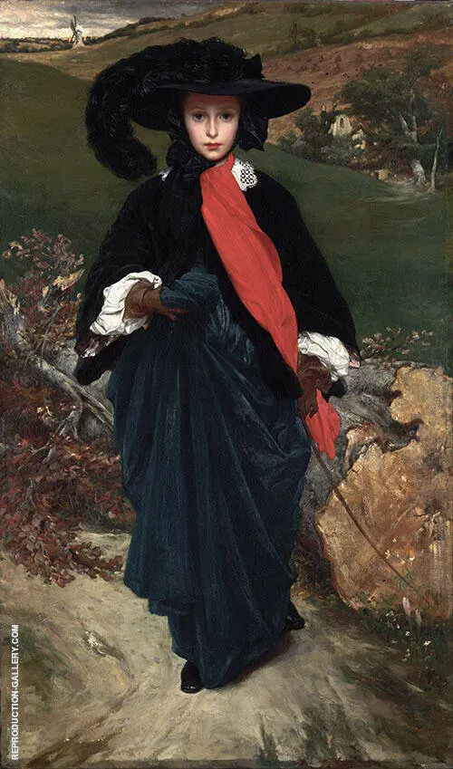 May Sartoris c1860 By Frederic Leighton