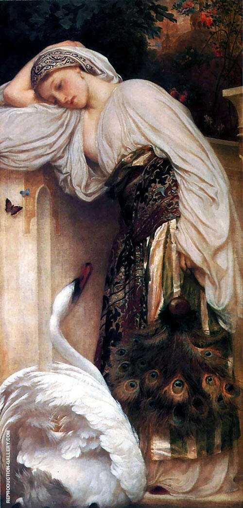 Odalisque 1862 by Frederick Lord Leighton | Oil Painting Reproduction