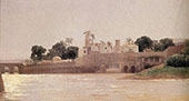 View on the Nile at Asyut 1868 By Frederick Lord Leighton