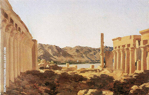 The Temple at Philae 1868 | Oil Painting Reproduction
