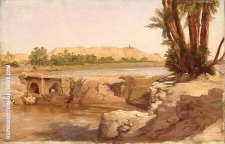 Nile Landscape 1868 By Frederic Leighton