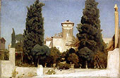 Villa Malta Rome 1860 By Frederic Lord Leighton