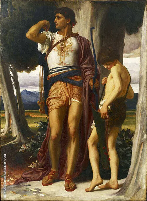 Jonathan's Token to David c1868 By Frederic Leighton