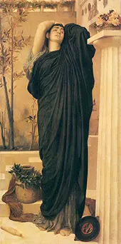 Electra at the Tomb of Agamemnon c1868 By Frederic Leighton