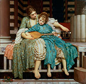 Music Lesson 1877 By Frederic Leighton