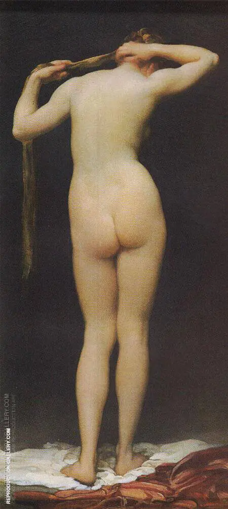 Standing Nude Figure Seen from Behind 1880 By Frederic Leighton