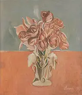 Roses 1917 By Giorgio Morandi