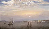 Castine Harbor and Town By Fitz Hugh Lane