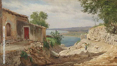 Landscape with a Stream 1872 By Carl Frederik Aagaard