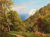 Summer Day at Mons Klint By Carl Frederic Aagaard