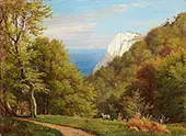 Summer Day at Mons Klint By Carl Frederik Aagaard