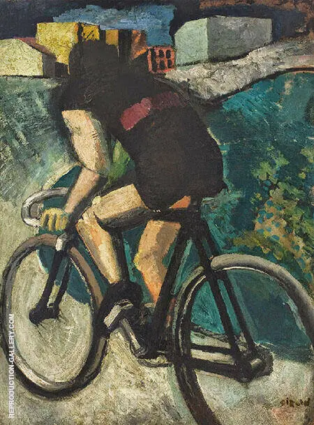 The Cyclist By Mario Sironi