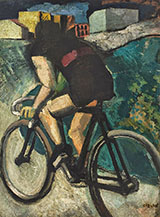 The Cyclist By Mario Sironi