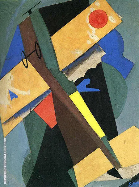 The Plane By Mario Sironi