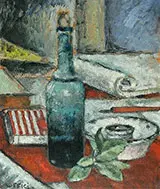 Bottiglia con Foglie By Ardengo Soffici