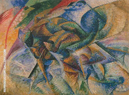 Dynamism of a Cyclist 1913 By Umberto Boccioni