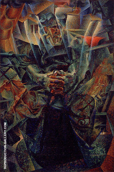 Materia by Umberto Boccioni | Oil Painting Reproduction