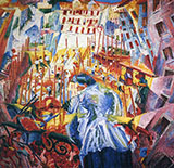 The Street Enters The House By Umberto Boccioni