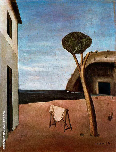 A Pine by The Sea 1921 By Carlo Carra