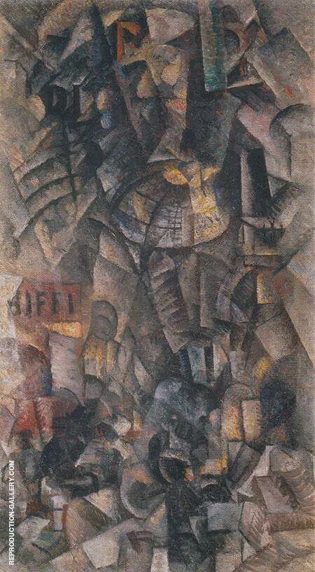 The Gallgria 1912 By Carlo Carra