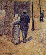 Couple in The Street By Charles Angrand